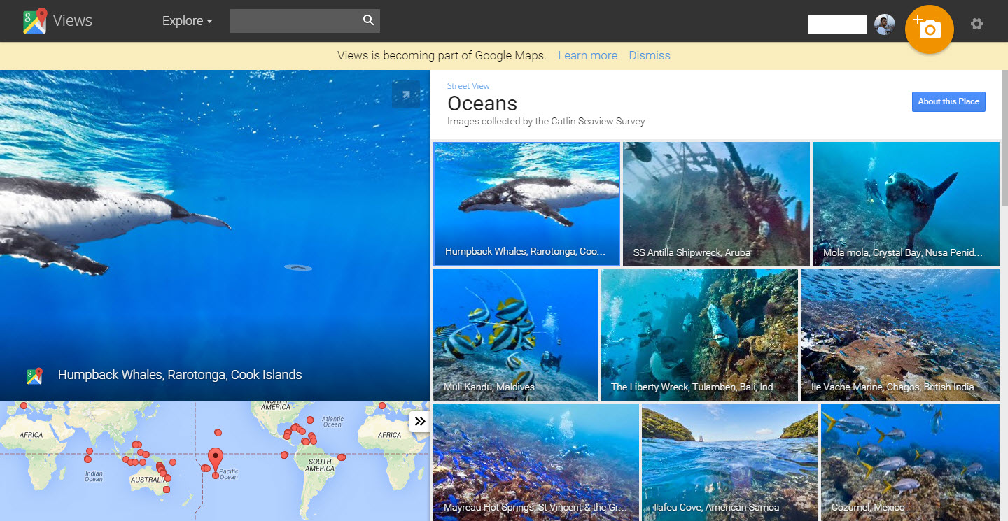 Google Maps Oceans Street View Pulse Headlines