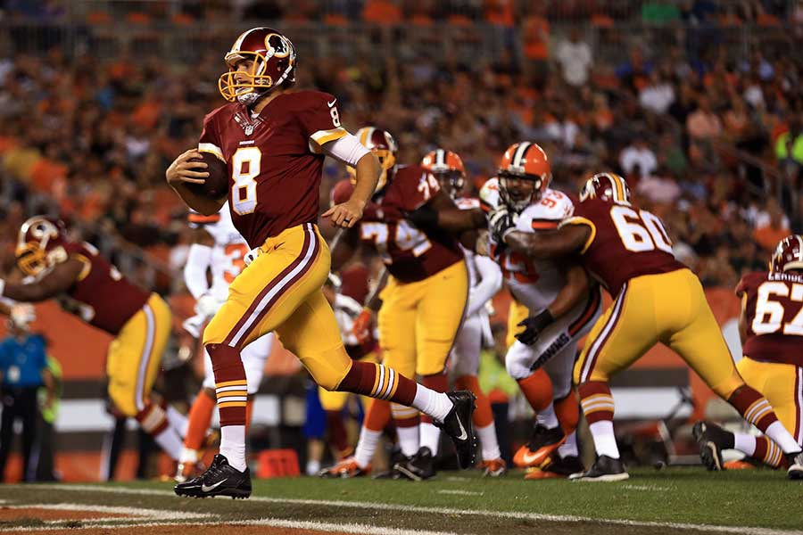 The Redskins and Browns got together for an entertaining preseason game on August 13th that was won by Washington 20 to 17. Photo:CSN