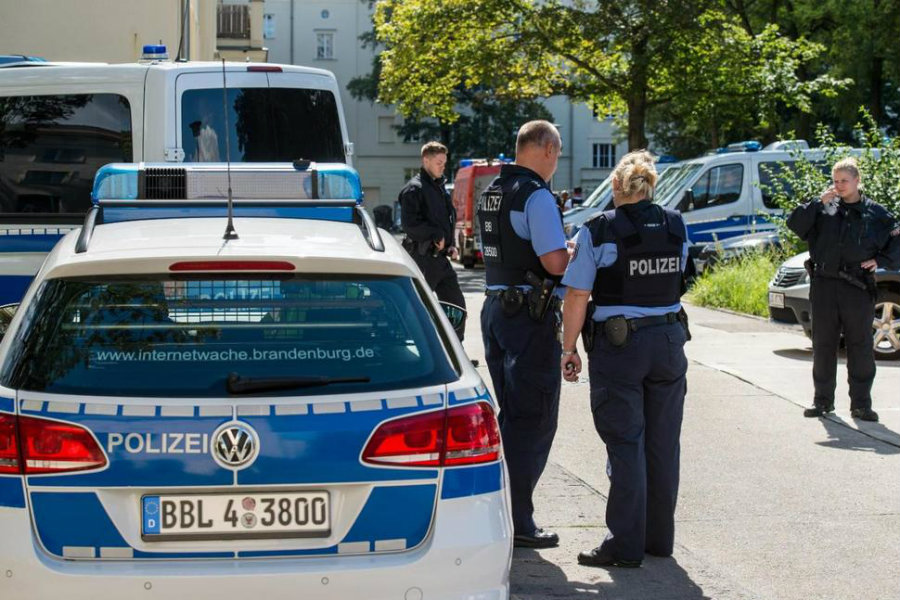 A 27-year-old German man was arrested on Wednesday after he was suspected of storing materials in his home that could be used as explosives. Photo credit: Patrick Pleul / AP / US News and World Report