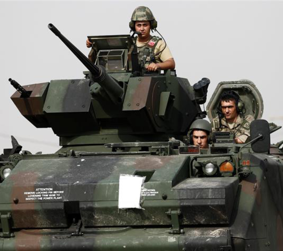 Turkey soldiers heading to ISIS-captured town of Jarablus