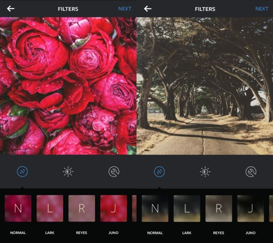 Instagram filters