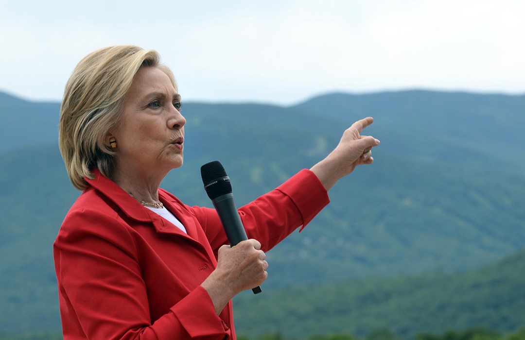Democratic nominee Hillary Clinton