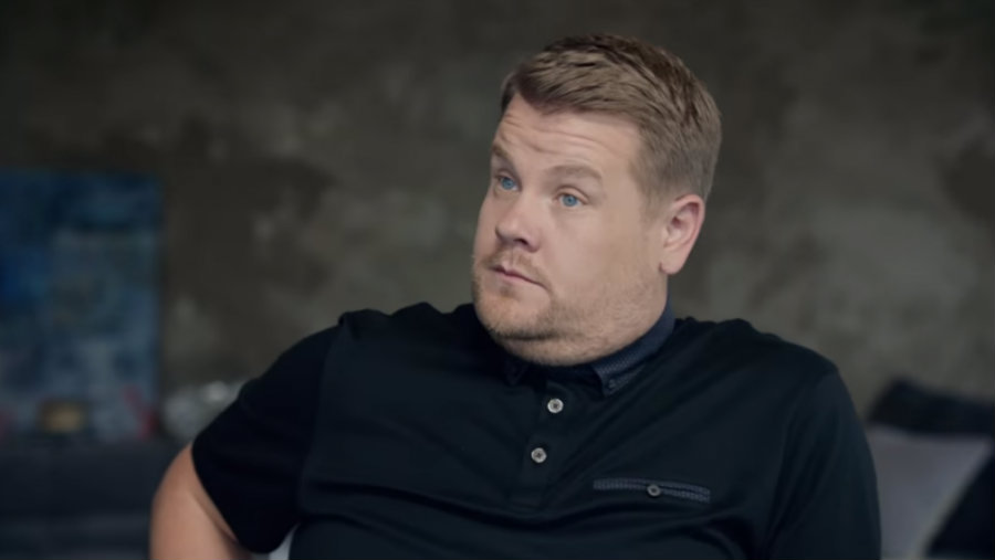 On a two-minute video, Corden is shown trying to impress Apple executives with ridiculous ideas for a commercial that explains the company’s new features in their streaming services. Photo credit: Apple Youtube Channel
