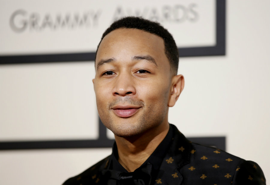 John Legend is showing support for his fellow African-American brother in his decision to protest the "Star Spangled Banner" before games. Photo credit: Reuters / Danny Moloshok / IB Times