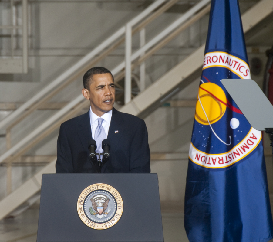 Barack Obama, NASA