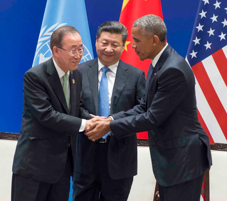Ban Ki-Moon, Barack Obama