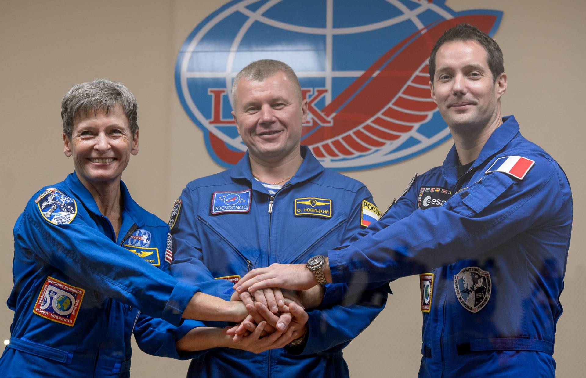 NASA Astronauts, ISS, ESA