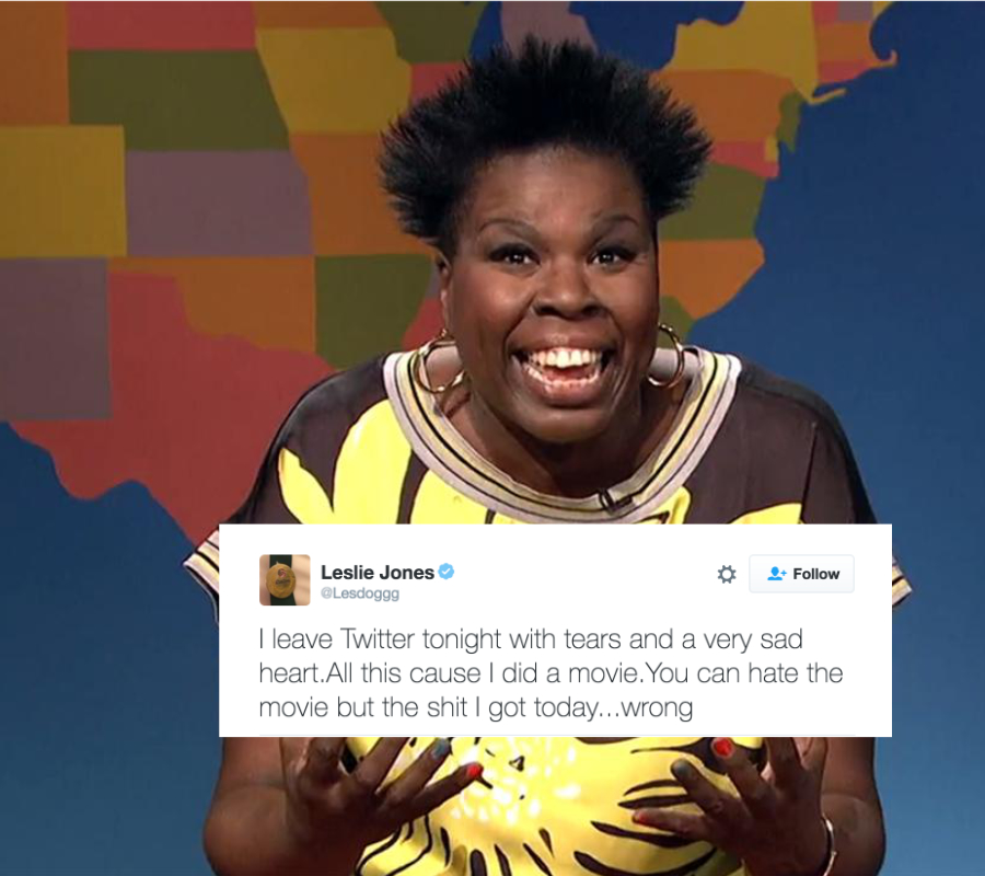 Leslie Jones, Twitter