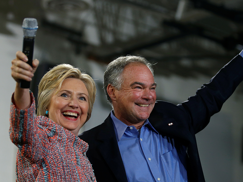 Clinton, Tim Kaine