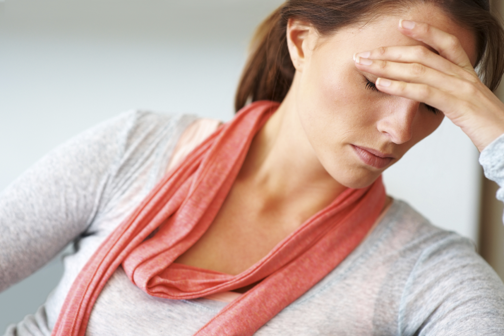 Depressed woman