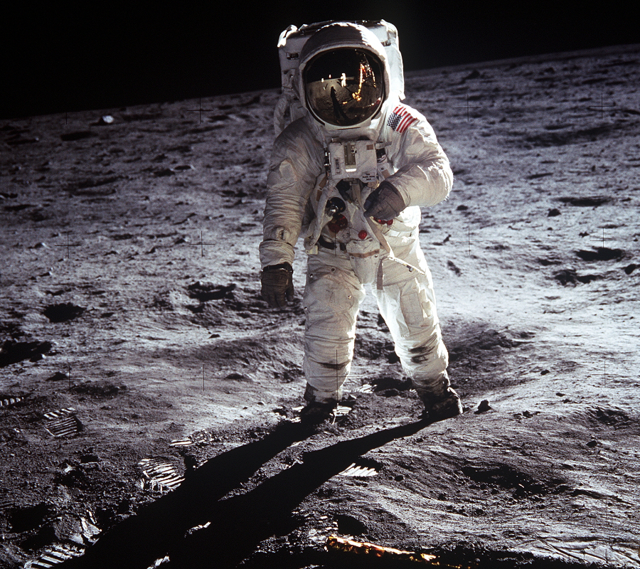 NASA Astronaut on the Moon