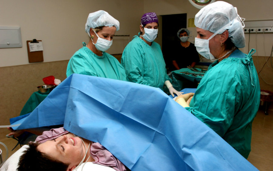 Caesarean sections could be responsible for an increase of bigger babies. Photo credit: iStockphoto / Thinkstock / Locally Healthy