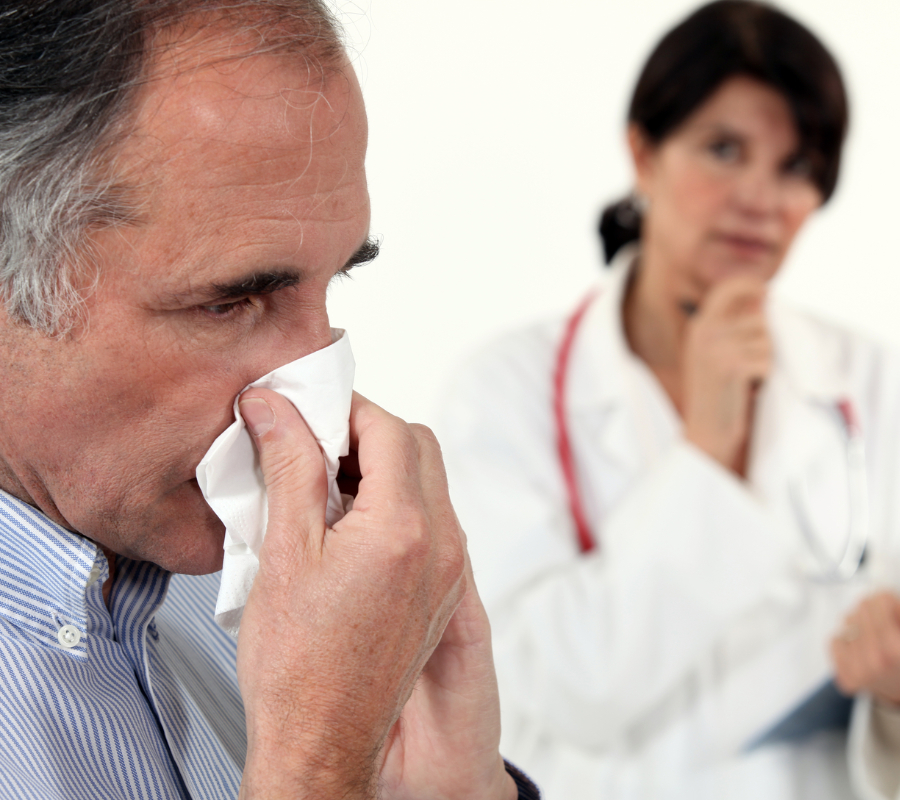 Patient with allergy