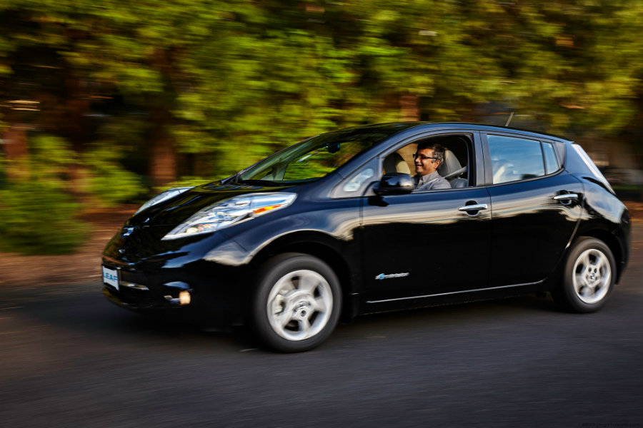 The objective is to begin full production of the automated Leaf by 2020. Photo credit: AutoGuide.com