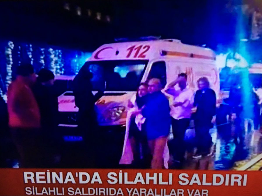 The famous Turkish nightclub, Reina, was hosting over 600 guest, many foreigners, during New Year’s Eve when a gunman opened fire. Photo credit: CNN Türk ENG, @CNNTURK_ENG / Twitter