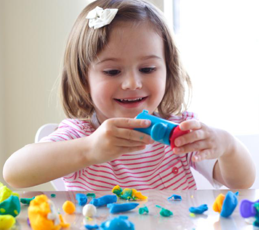 Girl with autism