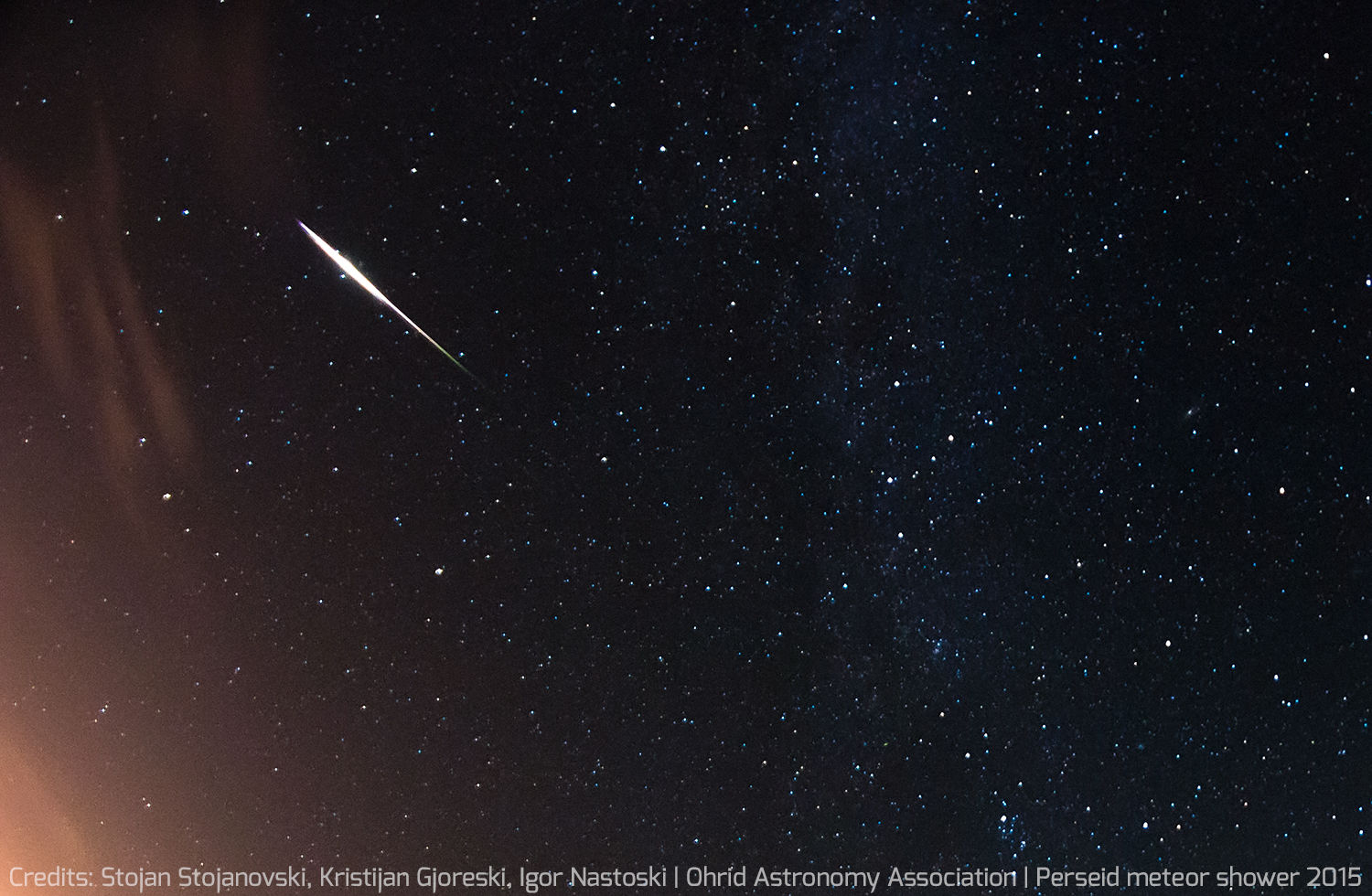 Perseid meteor shower