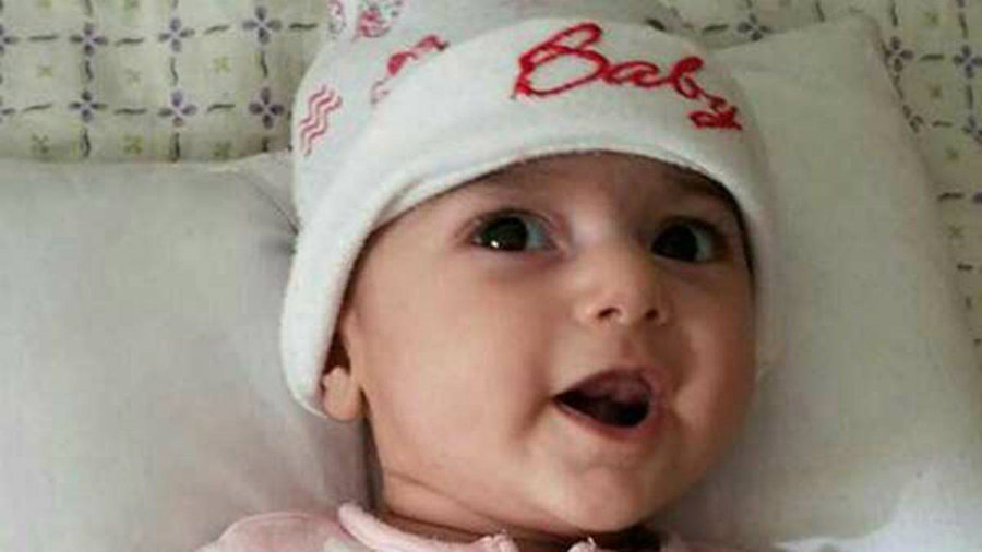 Fatemeh Reshad was diagnosed with a common heart defect present at birth called ventricular septal defect. Image credit: ABC 7 Chicago