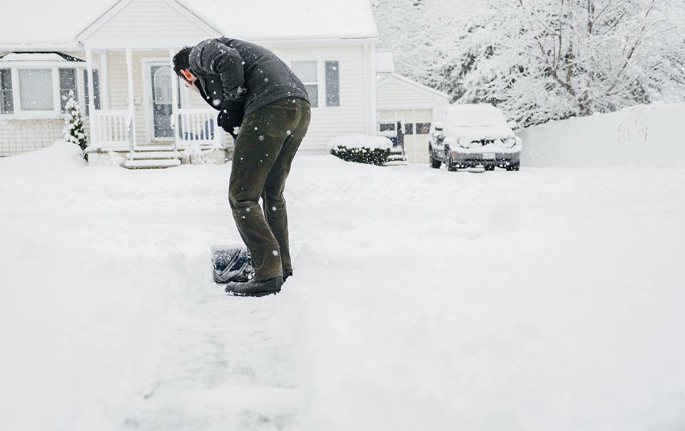 Snow shoveling