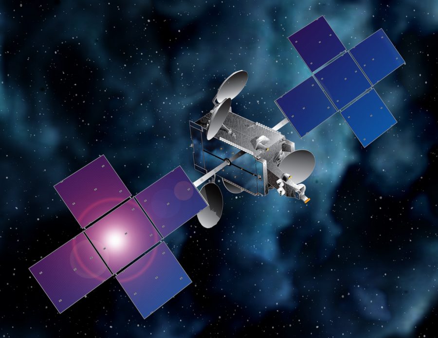 Artist's concept of EchoStar 23 Satellite