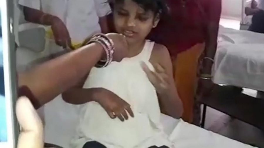 Girl is found living with monkeys in wildlife sanctuary
