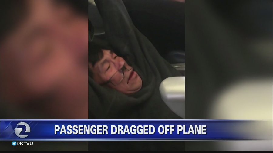 UA passenger dragged off the plane