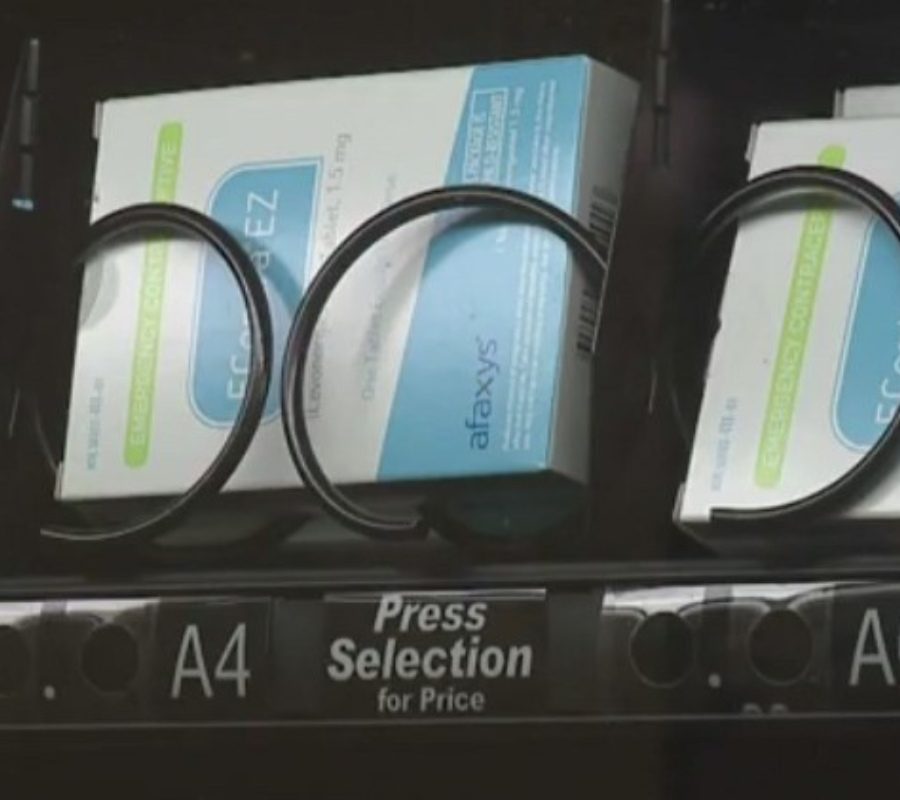 Morning after pill at vending machine