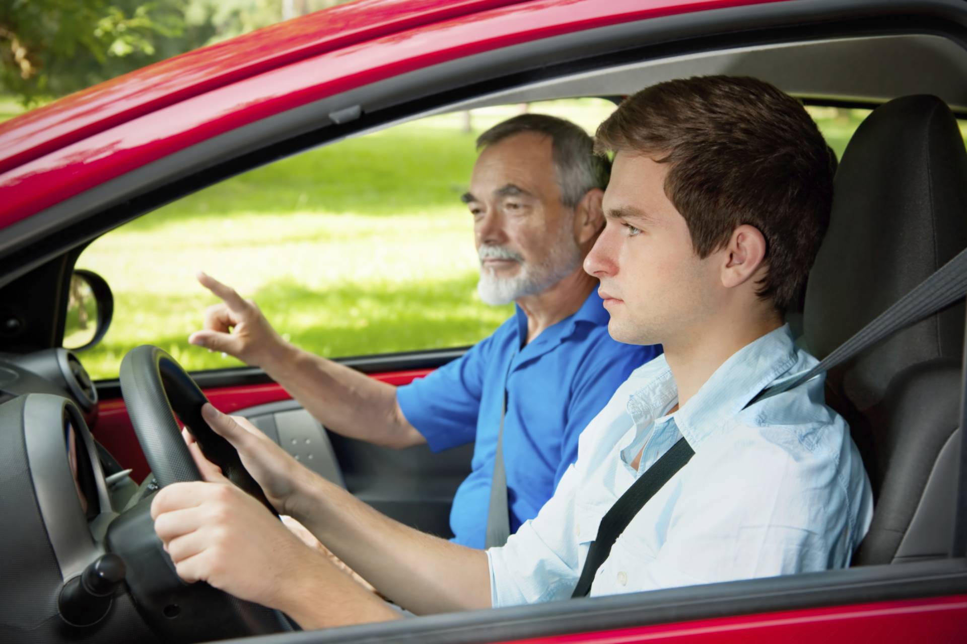 A teenage driving