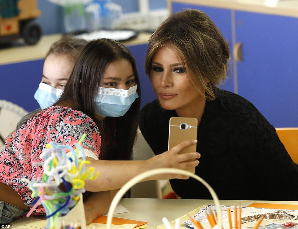 Melania Trump in Italy