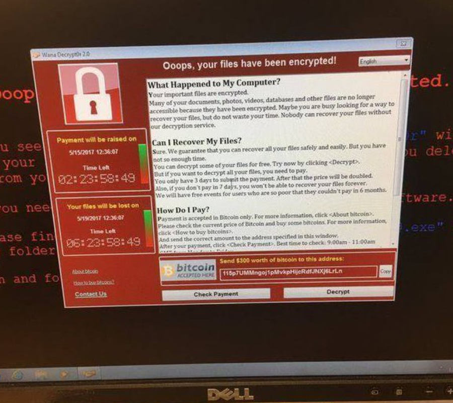 Ransomware attack
