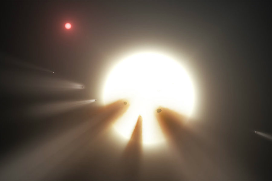 The "Alien Megastructure" star is acting up again, and scientists around the world are puzzled. Image credit: NASA JPL / Caltech / New Scientist