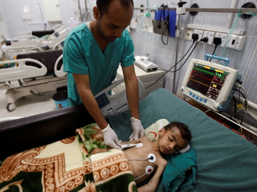 Currently there are around 200,000 cases of cholera in the country, including 1,200 deaths - with a quarter of the being children. Image Credit: Al Jazeera