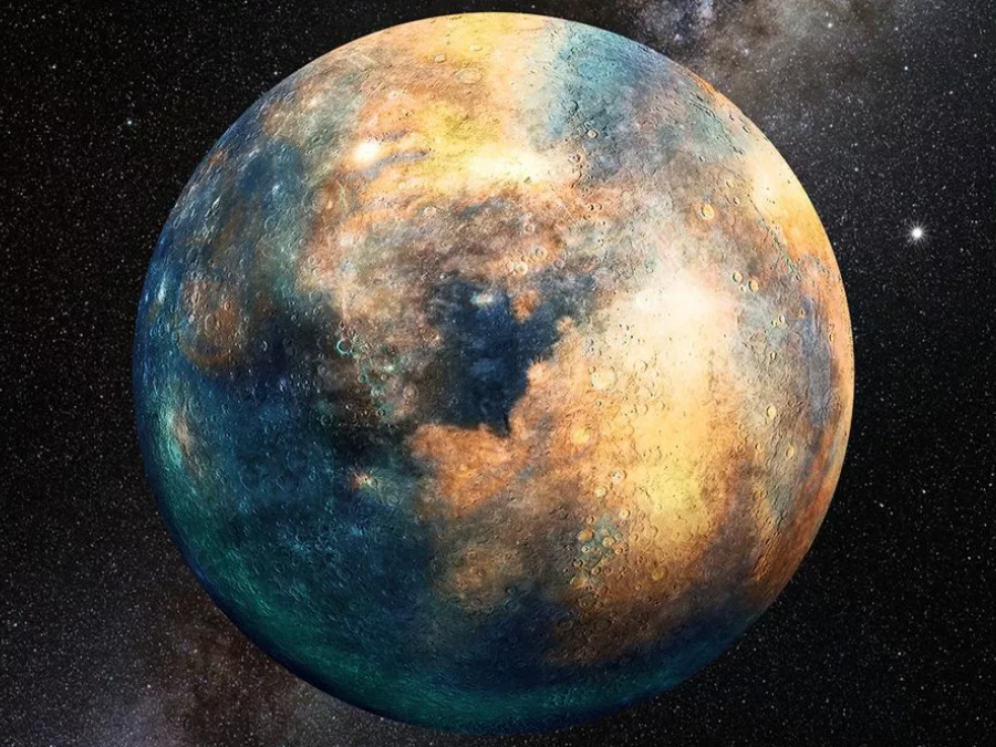 Artistic rendition of Planet 10. Image Credit: Heather Roper/Lunar and Planetary Laboratory