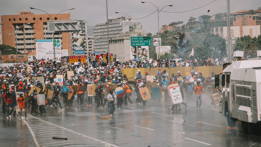 Venezuelans have more than 100 days protesting against the government. Image credit: María Cecilia Peña, Pulse Headlines