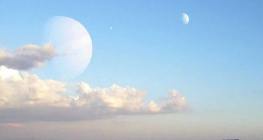 Finding such a large moon at vast distances is not easy. Image credit: Petridishorg Youtube Channel