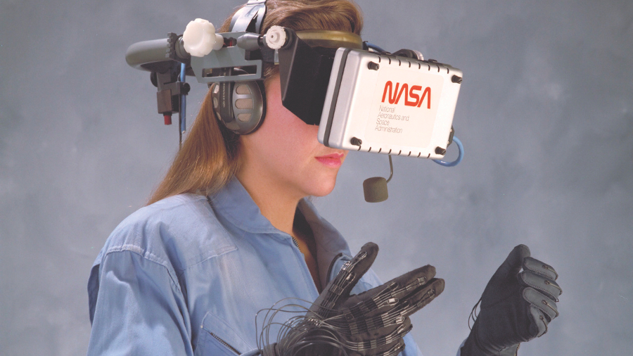 NASA's Virtual Environment Reality workstation. Image Credit: NASA / BBC