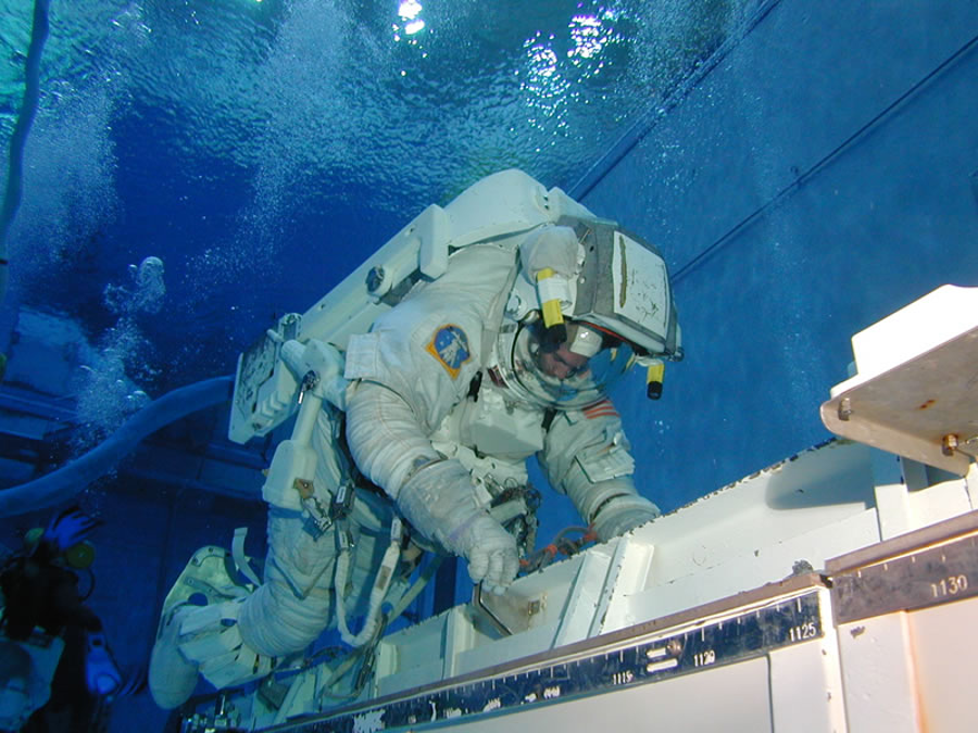 The Neutral Buoyancy Laboratory at the NASA Johnson Space Center Houston. Image Credit: NASA