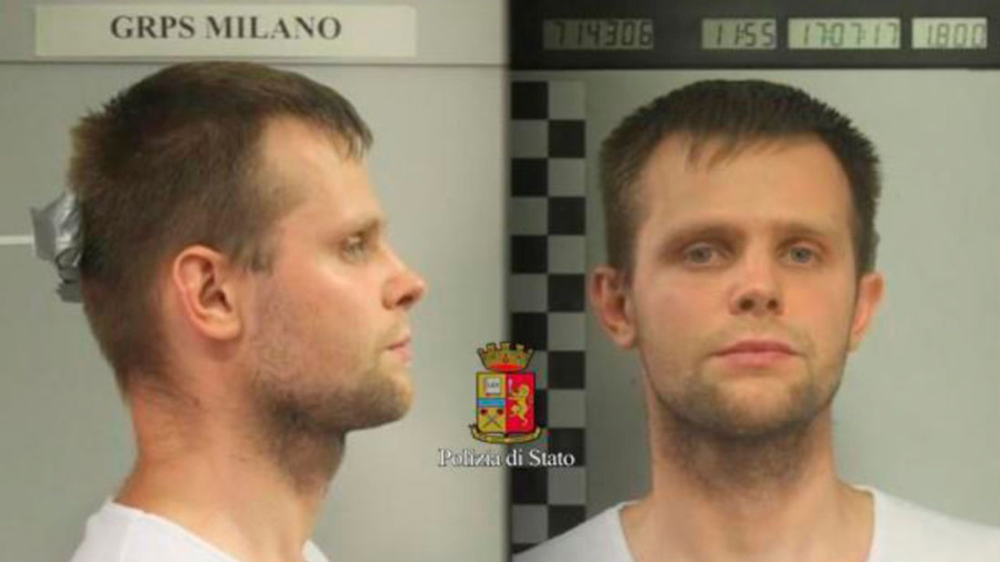Lukasz Pawel Herba, the man suspected of kidnapping the model. Image Credit: Italian Police / Polizia Di Stato