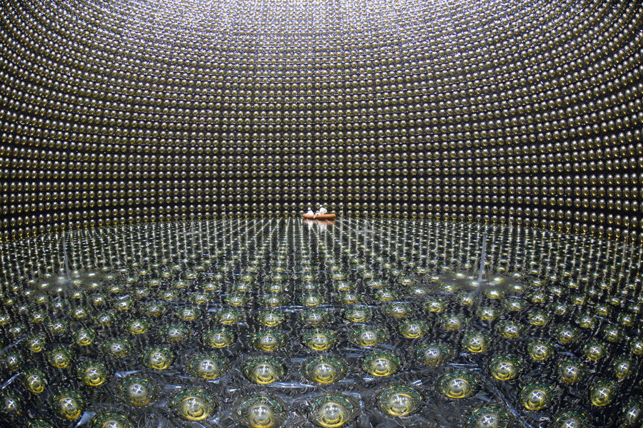 Image credit: Kamioka Observatory / ICRR(Institute for Cosmic Ray Research) / The University of Tokyo / New Scientist