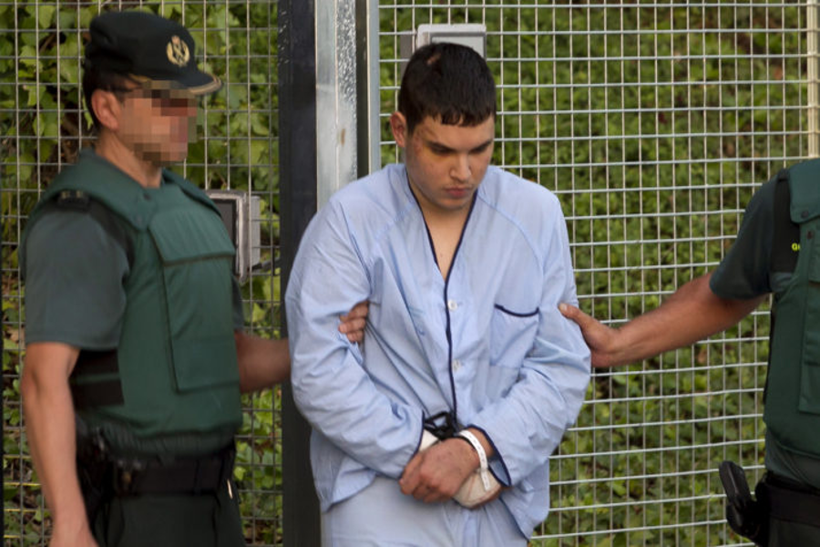 Mohamed Houli Chemlal, one of the suspects of planning the attack on the cathedral. Image Credit AFP / Getty Images