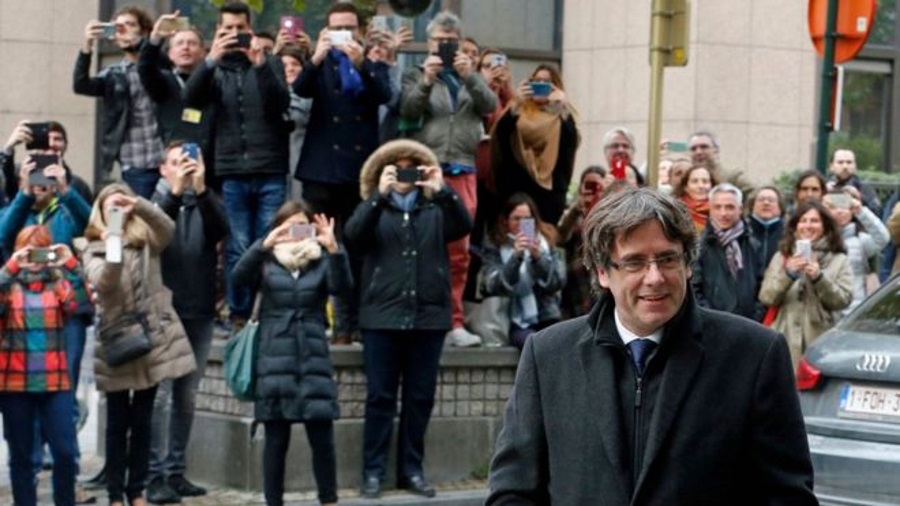 Catalonia independence, Spain political crisis, Puigdemont in Belgium