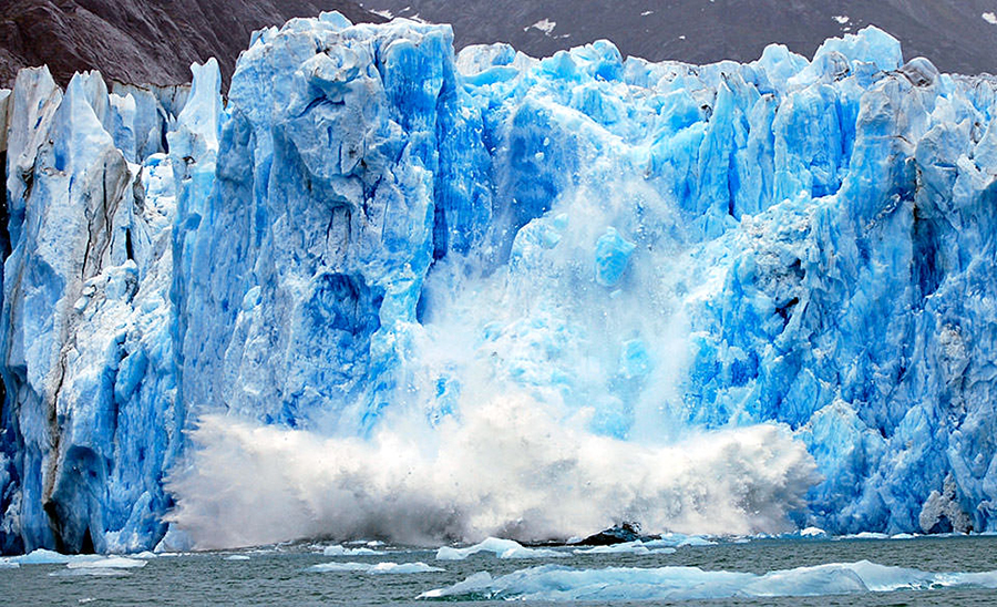 Climate change affecting glaciers, Antarctica's Ross Ice Shelf, Global warming