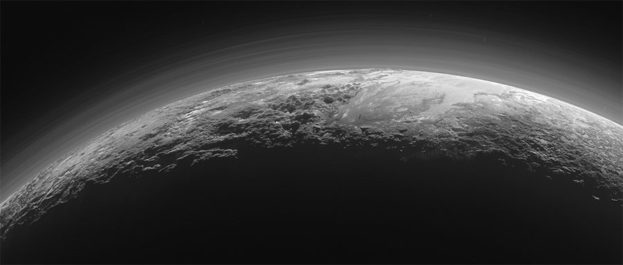 Temperature in Pluto, Haze covering Pluto, Pluto haze