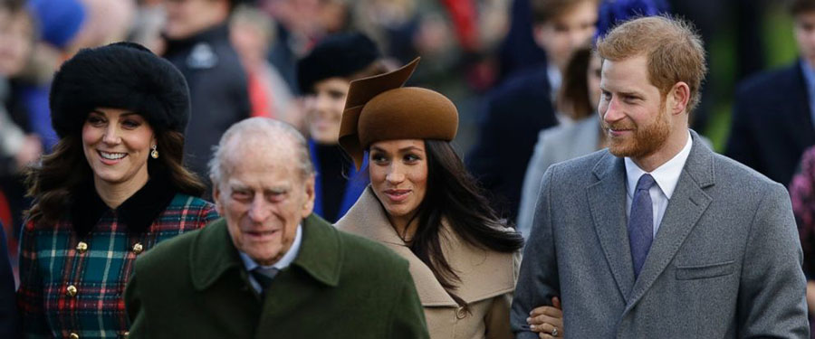 Militant attacks in London and Manchester, Queen of England Elizabeth II, Christmas Eve Speech, Prince Philip and Duke of Edinburgh, Prince Harry and Meghan Markle