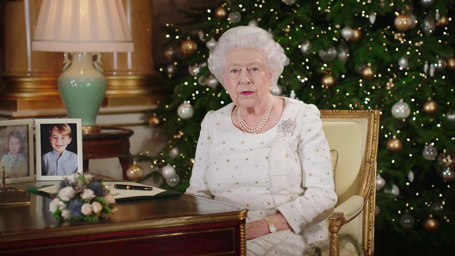 Militant attacks in London and Manchester, Queen of England Elizabeth II, Christmas Eve Speech, Prince Philip and Duke of Edinburgh, Prince Harry and Meghan Markle