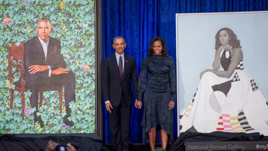 Barack Obama, Michelle Obama, amy sherald, National portrait gallery