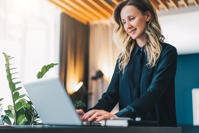 Woman Managing Business