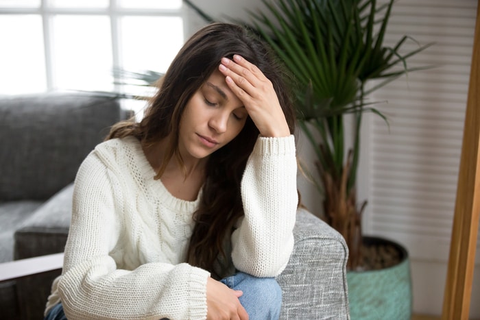Woman Feeling Stressed Anxiety