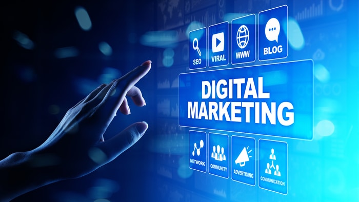 Digital Marketing Online Concept