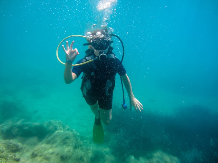 Diving in the Komodo Islands